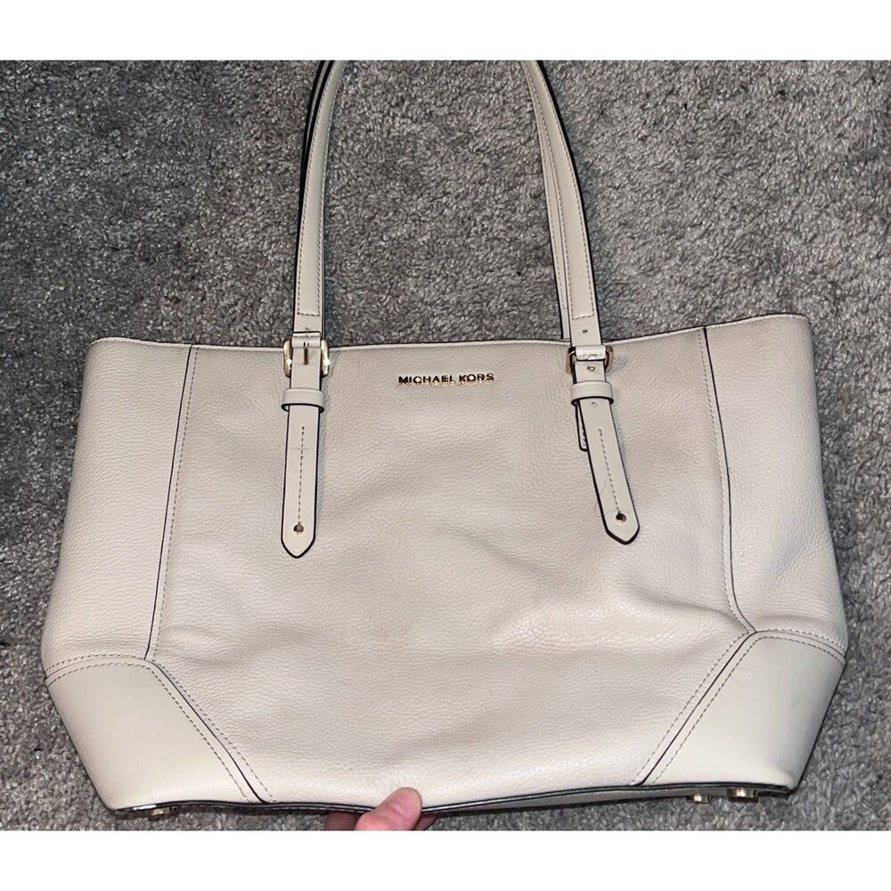 Michael-kors Women's Cream and Grey Bag